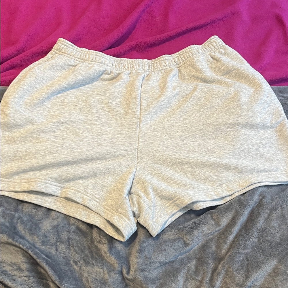 Aerie Light Gray Lounge Shorts